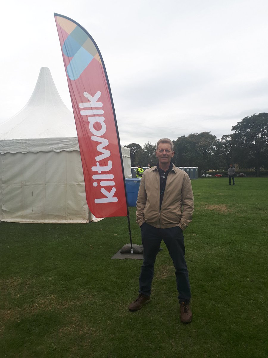 On the <a href="/thekiltwalk/">Kiltwalk</a> #KiltwalkEdinburgh supporting the #weare60 fundraising campaign for <a href="/volunteering_uk/">Volunteering Matters</a> and @ProjectScotland