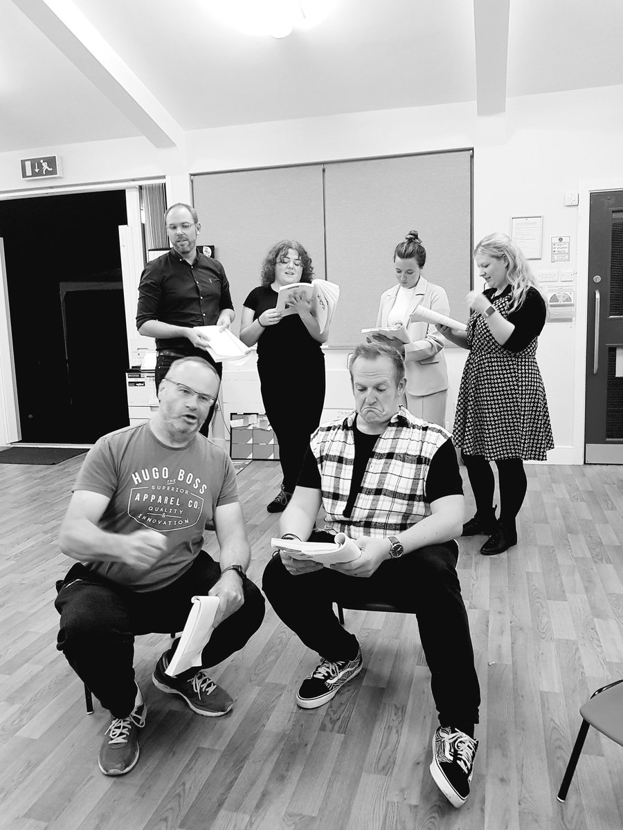 B_O_S's tweet photo. Rehearsals for Kipps are stepping up a gear for our principals.
Have you got your tickets yet to experience the joy of the theatre at @BrentwoodTheat next month?
If not, why not? It's going to be a flash bang wallop of a show!
https://t.co/oOKTB4BO4J https://t.co/AQmoGSrXK9