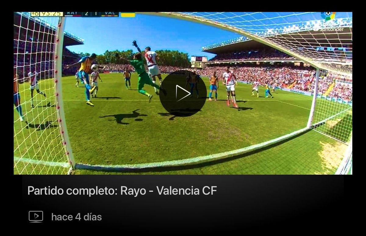 VCF_Blog's tweet photo. Confirmado lo de los partidos completos: el #VCF los está subiendo a web y App oficiales los martes/miércoles, ya que antes no está permitido. https://t.co/i4uQG551JO