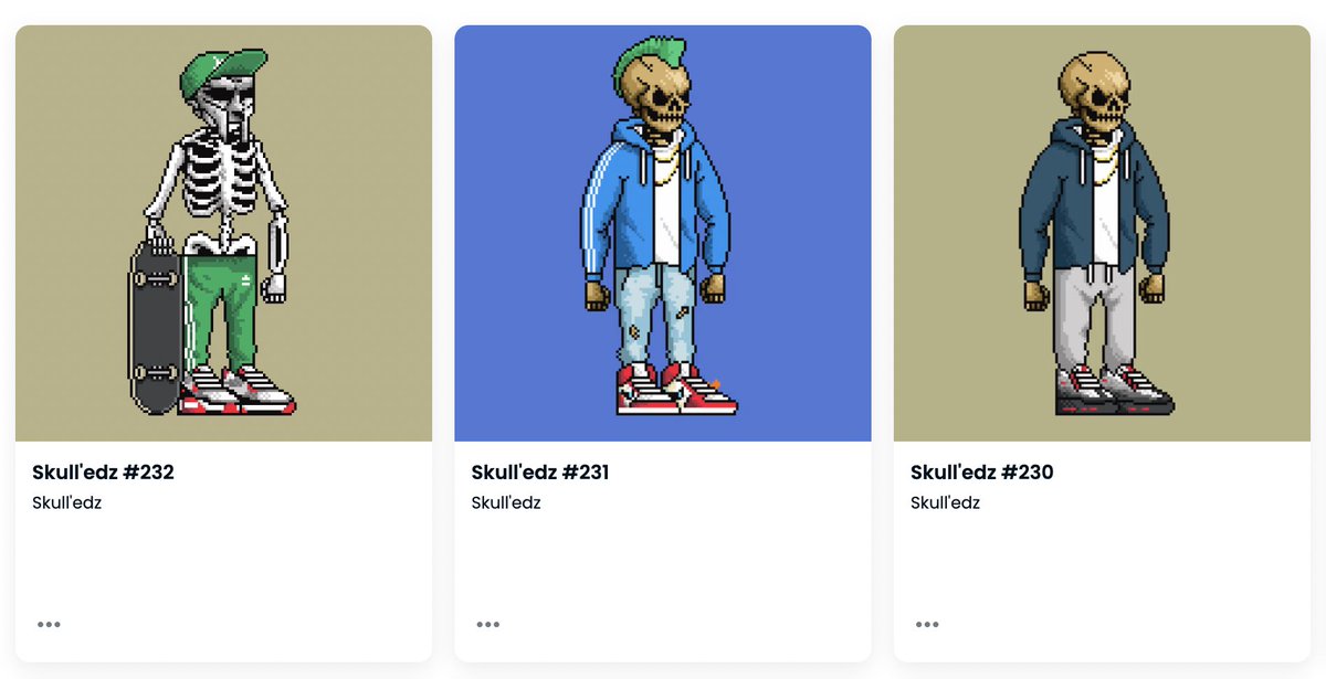 joeymichael08's tweet photo. #skullish My homies thanks to @skulledzNFT https://t.co/slzx1R9VAk