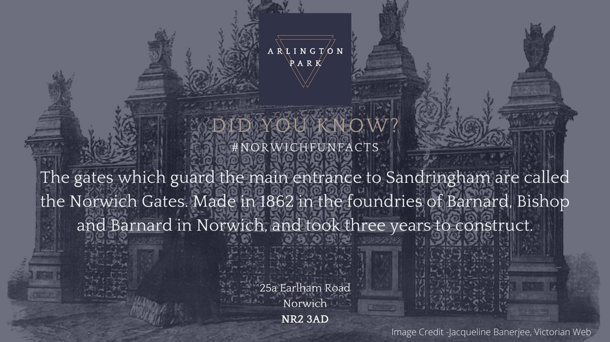 ArlingtonParkNR's tweet photo. Sunday Trivia - Did You Know? ๐ค
#QueenElizabeth #Sandringham #norwichfunfacts #norwich #norwichcity #castlequarter #norwichlife #independentbusiness #supportlocal #supportlocalbusiness #estateagent #estateagency #estateagents #propertyexpert #norfolk https://t.co/S7CUXCYGjO