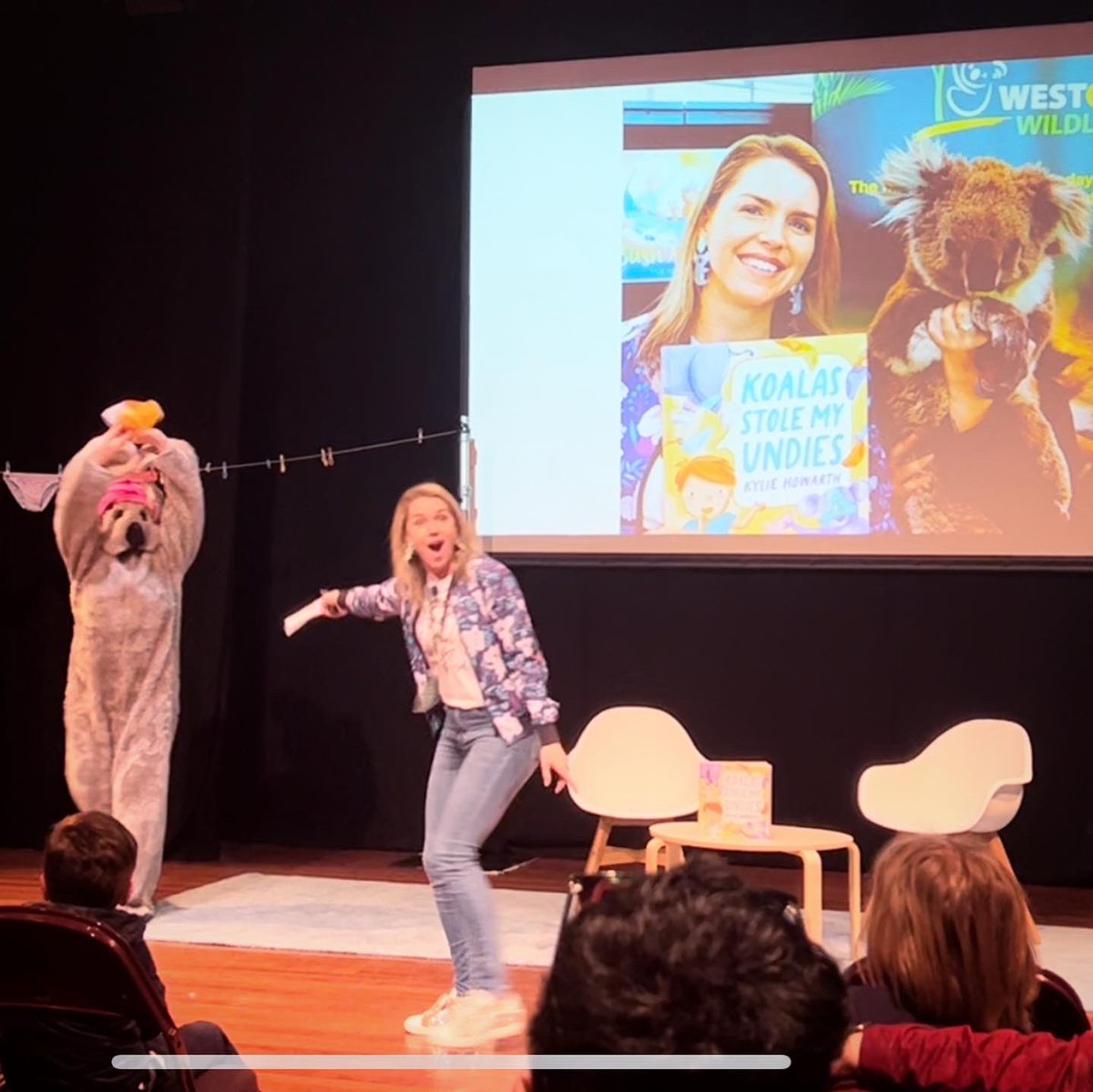 Undie-thieving koala drama at <a href="/scribblersfest/">Scribblers Festival</a> Perth! 
#koalasstolemyundies <a href="/AffirmPress/">Affirm Press</a>