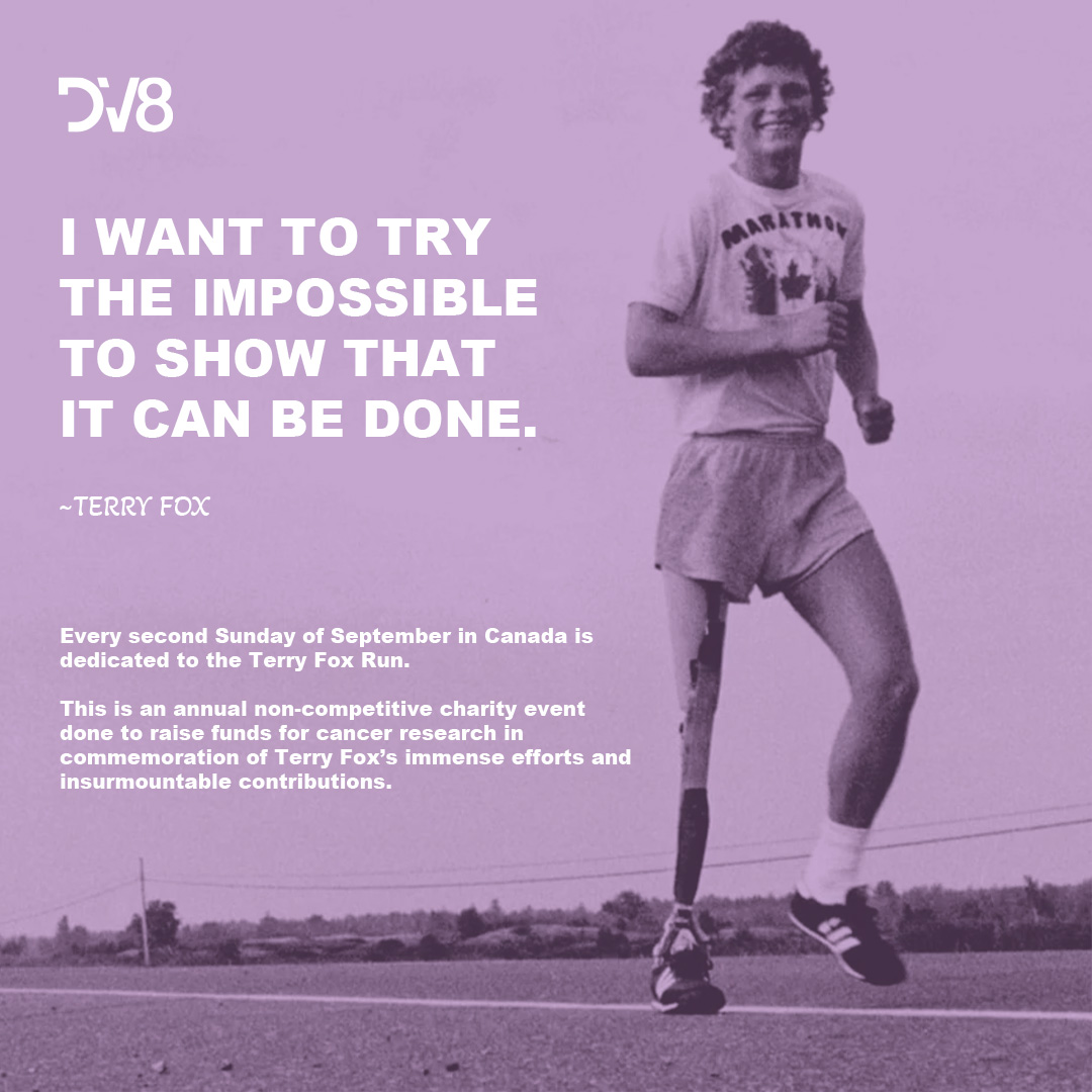 think_ethnic's tweet photo. Terry Fox was a Canadian athlete who lost his leg to cancer.
He then dedicated his life to cancer research and started the marathon of hope, where he ran across Canada to raise money for cancer research.
#CancerResearch #TerryFox #TerryFoxRun #DV8Communication https://t.co/oTmv0thKvl