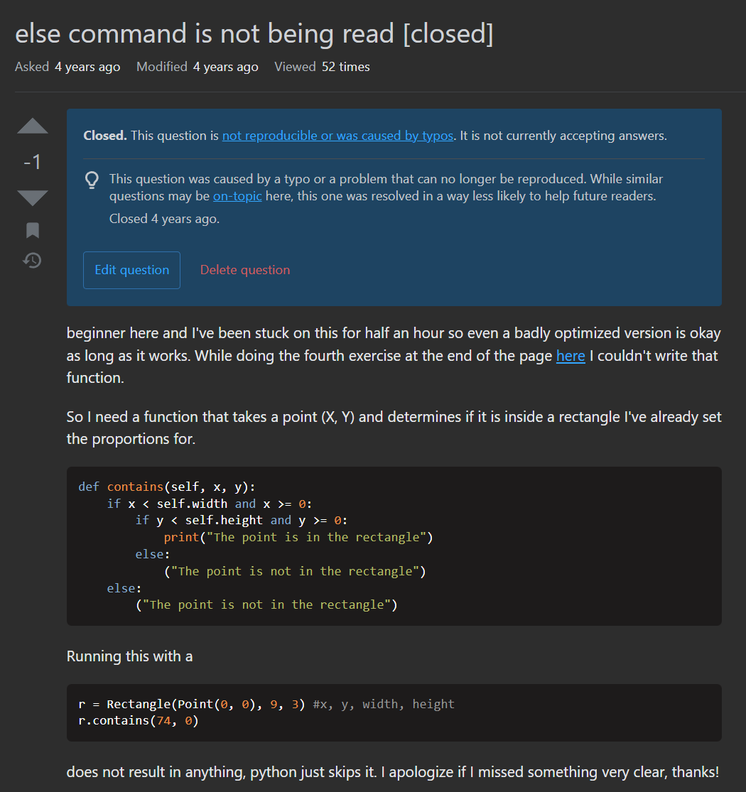 مرت اربع سنوات على اول سؤال سألته في Stackoverflow!

البرمجة من المهارات اللي صقلها سريع جدا ومساحة سطحها وسيعة جدا لدرجة انه شهر من التعلم ممكن يخليك شخص مختلف تماما في تقنية معينه، فما بالك بسنوات من الخبره