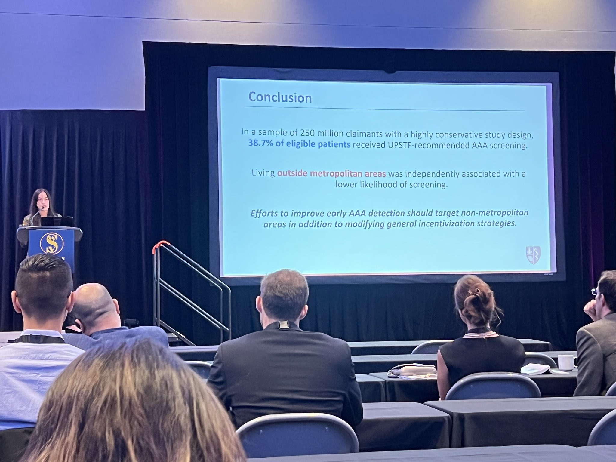 Oliver Aalami on Twitter "Dr. Vivian Ho from StanfordVasc presenting