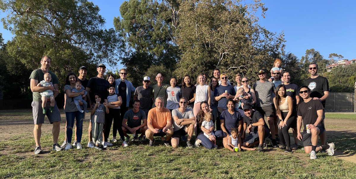 Chi69291's tweet photo. A Saturday full of fun and exciting competition at the 5th Annual Department of Surgery Kickball.  Thank you ⁦@tdonahuemd⁩ and Meaghan Donahue for hosting the event.
⁦@UCLASurgeryRes⁩ https://t.co/mojg30w0Ho
