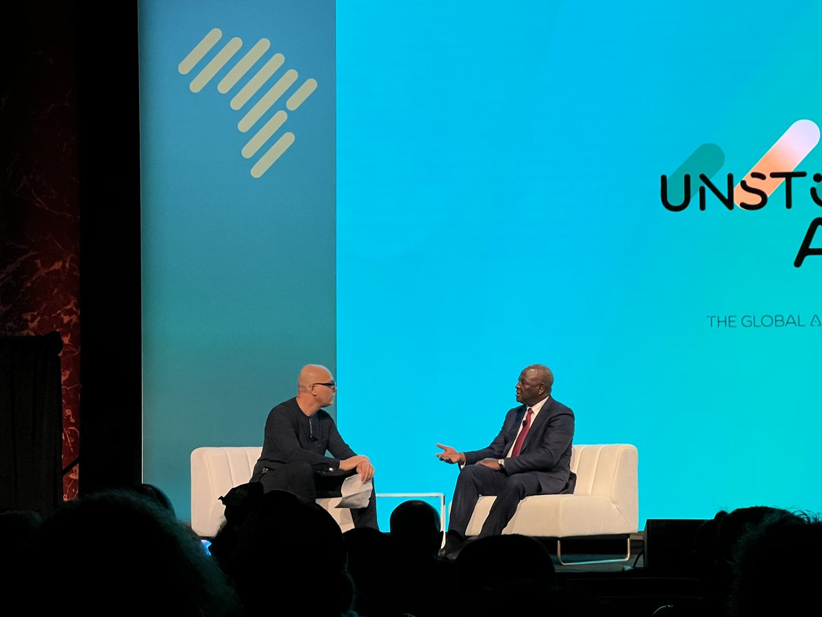 globalcompact's tweet photo. 💭 "The message is that this is an investment opportunity. We are not asking for grants. This is an opportunity to produce food for the world...to invest in green resources" – @KeEquityBank GMD &amp; CEO Dr. James Mwangi. #unstoppableAfrica 

📺 Watch LIVE: https://t.co/dqHhr645DE https://t.co/PYbwpUelYB