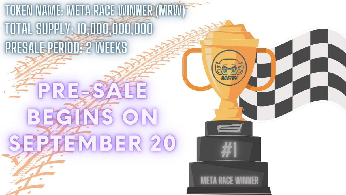BSC 100X GEMS🚀 (@bsc100x_gems) on Twitter photo 🔥PRESALE ANNOUNCEMENT 🔥
<a href="/race_meta/">Meta Race Winner</a> Winner, a new racing game that allows you to earn cryptocurrency while playing.
🚨Date 20 Sept at 1AM UTC🚨
Presale:0.01$
Listing : 0.03$
💎 Experienced Team
🚀 Great Marketing
Presale: metaracewinner.com/presale
TG: t.me/metaracewinner 🔥PRESALE ANNOUNCEMENT 🔥
<a href="/race_meta/">Meta Race Winner</a> Winner, a new racing game that allows you to earn cryptocurrency while playing.
🚨Date 20 Sept at 1AM UTC🚨
Presale:0.01$
Listing : 0.03$
💎 Experienced Team
🚀 Great Marketing
Presale: metaracewinner.com/presale
TG: t.me/metaracewinner