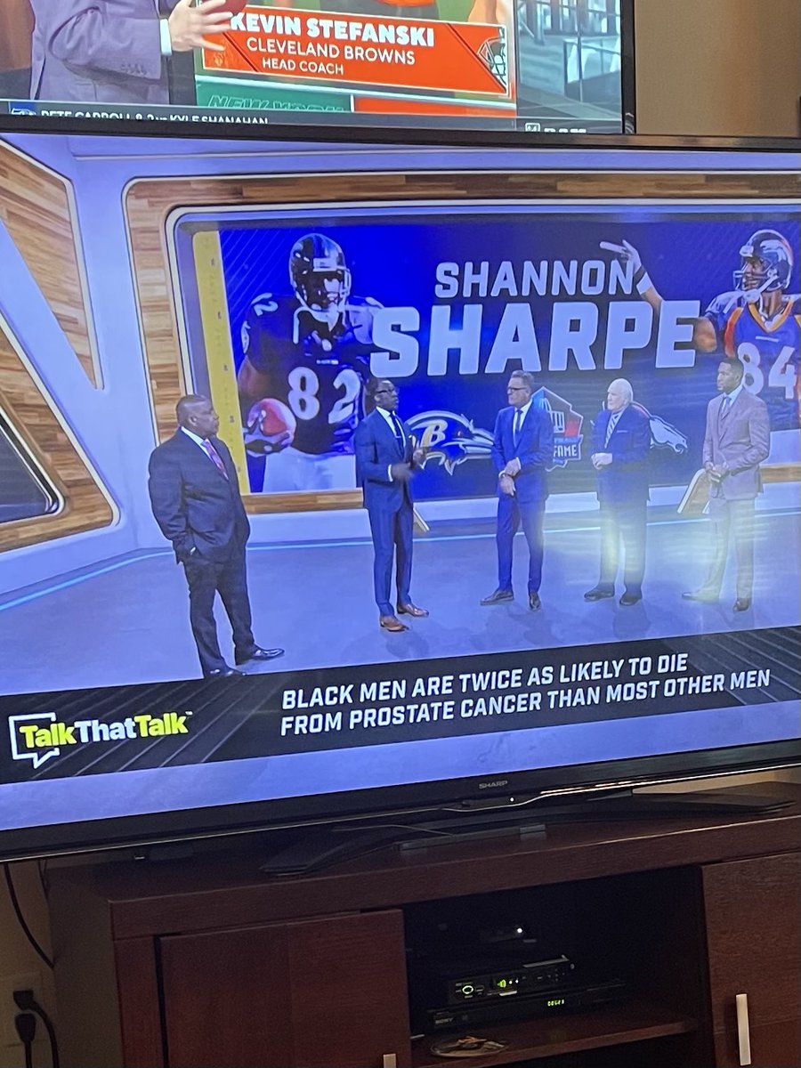HardballHardge's tweet photo. .@ShannonSharpe Thank you for sharing your story! I am also a Survivor. #ProstateCancerAwarenessMonth is Now Fellas ! #GoGetChecked https://t.co/lRf31NjhfX