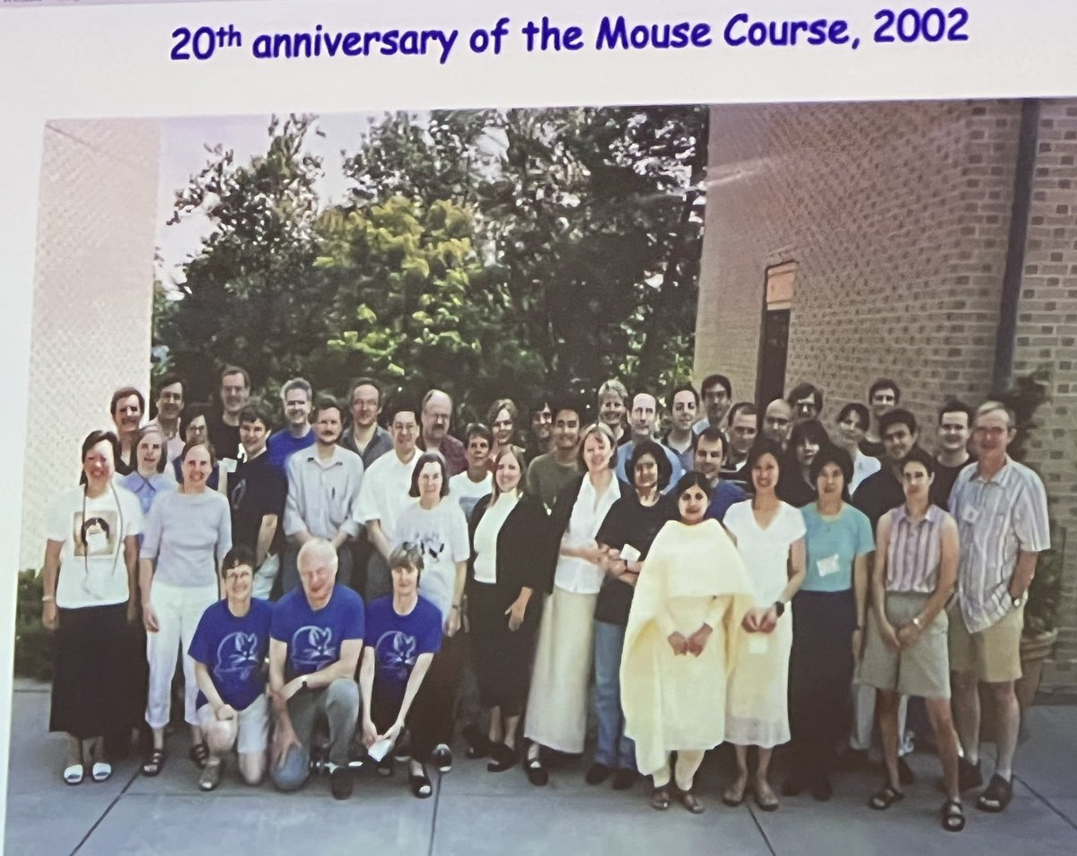 LluisMontoliu's tweet image. A very inspiring and rewarding combined talk by Elizabeth Lacy and Frank Constantini, who shared some iconic photographs from the early 80’s courses held on mouse embriology where most of the #transgenesis techniques used nowadays were established and disseminated. Kudos to them!