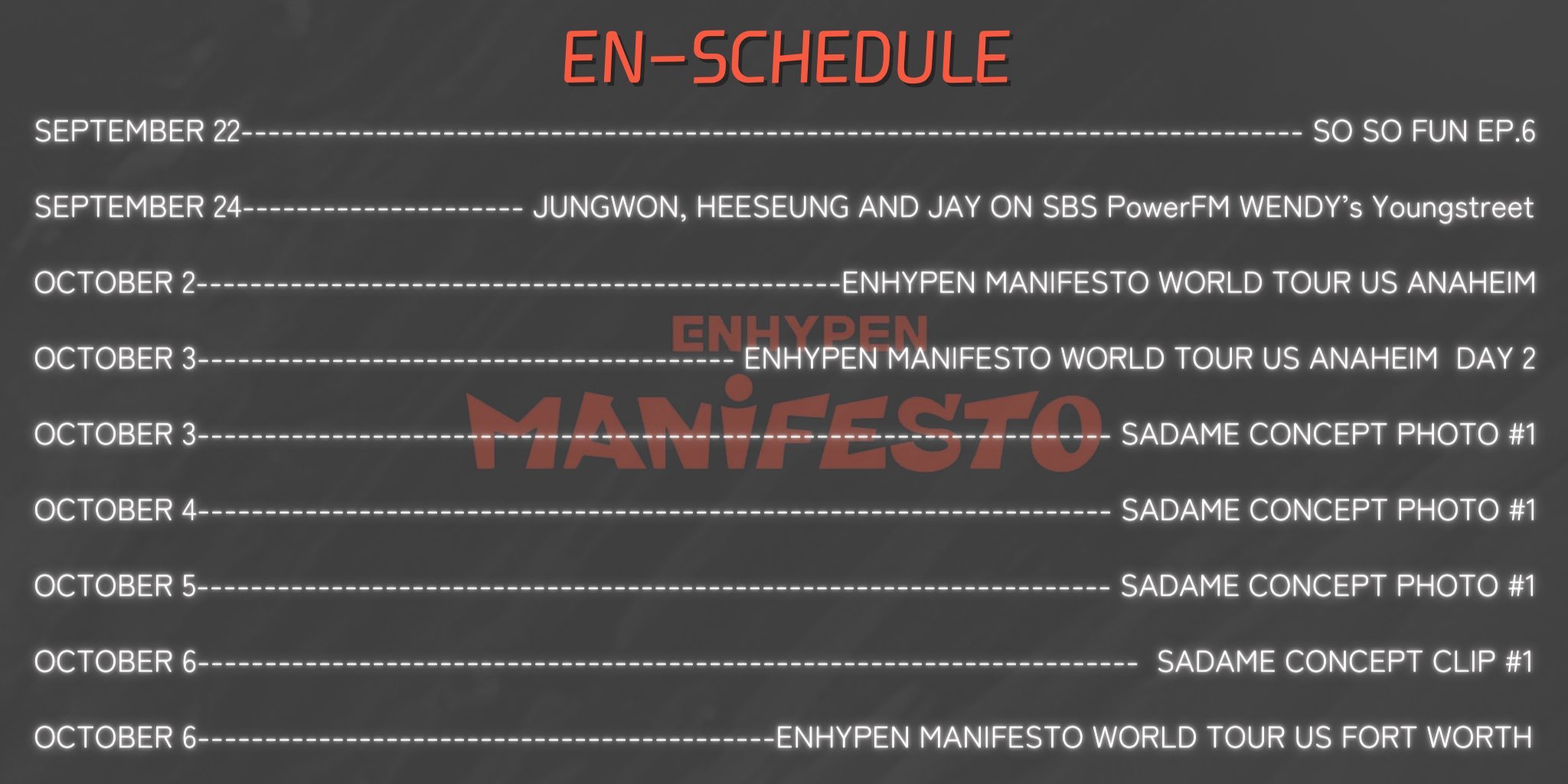 chy-thank-u-guys-on-twitter-here-s-the-remaining-schedule-of