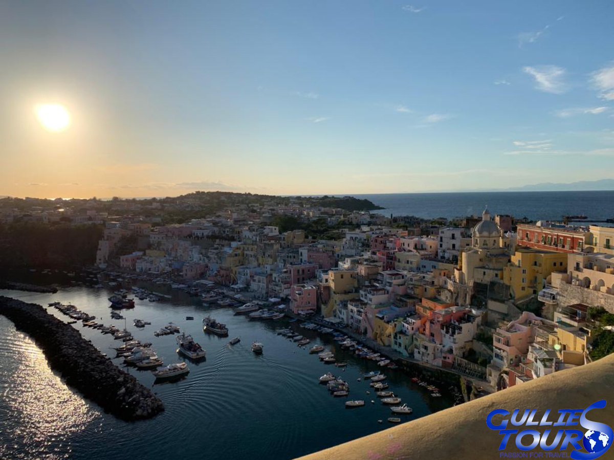 GulliesTours's tweet photo. Discover #Procida island, famous for its colorful houses, Italy's #CapitalofCulture2022. Smallest Island and 1 of the best hidden gems #SouthernItaly located between #Ischia Island and #CapeMiseno on the mainland.
Gullies Tours brings you everywhere! 
#Italy #Argentina #travel https://t.co/tDn6CzS4zW