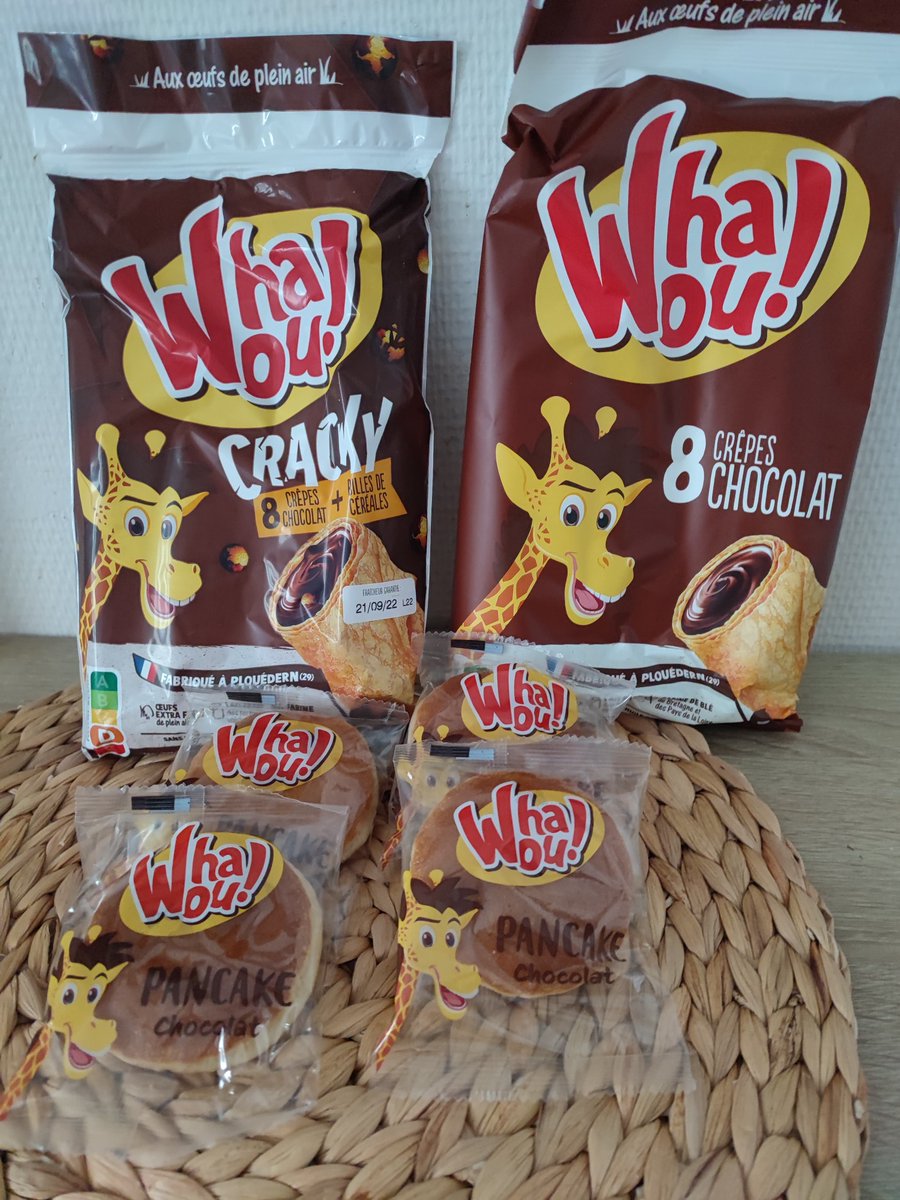 JonathanLebarb2's tweet photo. Hello tous le monde , j'ai reçu un magnifique colis de la part de @whaou_fr et @sampleo_france
Des crêpes au chocolat
Des crêpes avec des céréales a l'intérieur
Et des pancakes au chocolat
Merci beaucoup pour cette envoie
#whaou_fr #quedubonpourlarentrée #whaou #sampleo https://t.co/KTgPvSMyDG