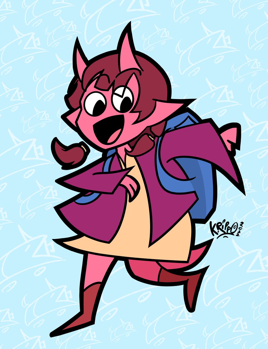 TetrisDS's tweet photo. My good friend and one of my biggest inspirations @AwesomeTrains joined Twitter! Go check out his art!

Also drew his dnd character, Armageddon Hellfire! https://t.co/2CftDU9dks