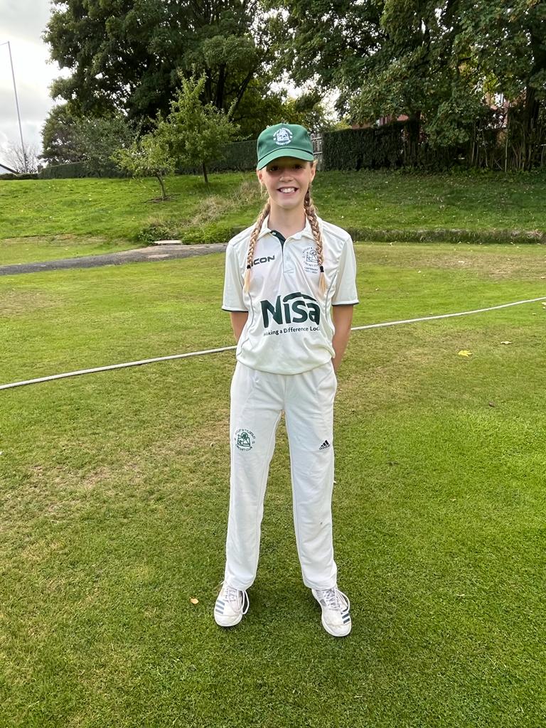 Congratulations to Poppy Entwistle today.
The first lady to represent A&amp;T at Senior level and for taking her first (of many hopefully) senior wicket 🏏👏👏👏👏👏👏