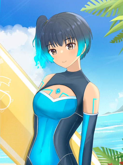 Surfer vibes #XenobladeChronicles3  #ゼノブレイド3 #Sena#セナ 