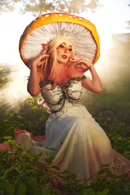 1 pic. I can be a pretty fungi !   I made a mushroom hat 🍄🧡 https://t.co/zTlL14HuD9