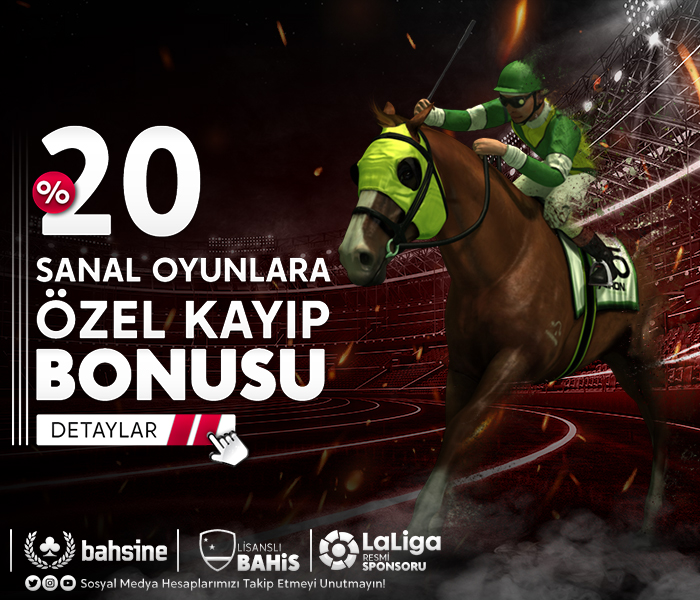 🎁🥳%20 oranla dev Kayıp Bonusu #Bahsine'de

✅⚠️Kayıp bonusu sadece sanal spor kategorisinde geçerlidir. 

🤙🤙Ayrıntılı bilgi;bit.ly/32nNzb9