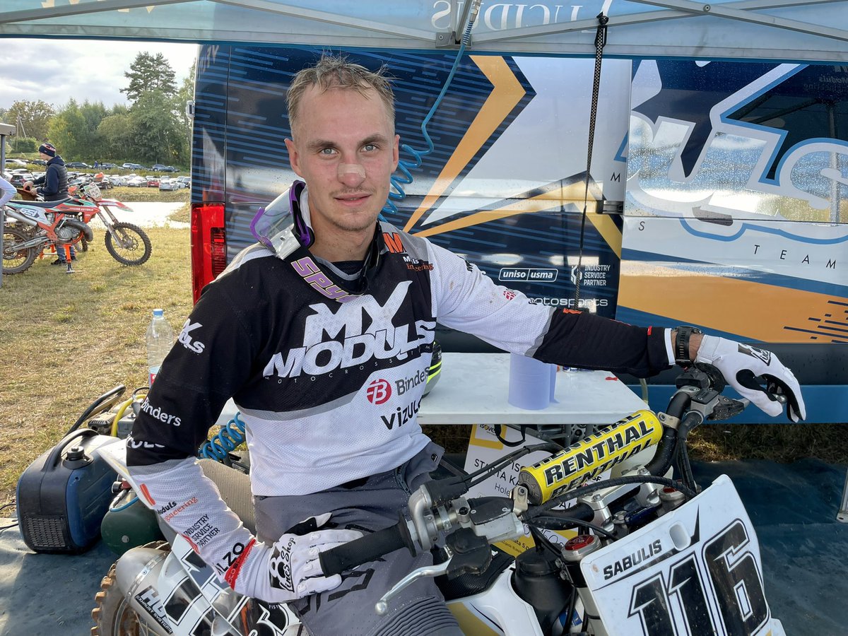 Kārlis Sabulis - Latvijas motokrosa čempions MX1 klasē! 🏆 #MXmoduls #KārlisSabulis #Modulsengineering #industryservicepartners #vizulo #binders #Milzo