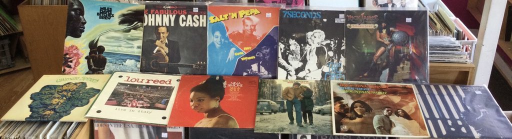 If you were avoiding the Fluff-Fest crowds on Saturday, be assured we've got lots of nice vinyl to restock the bins. We put out a few hundred 45s this week too -- all categories and price points. We're always buying more too, of course; call us or send a message for details