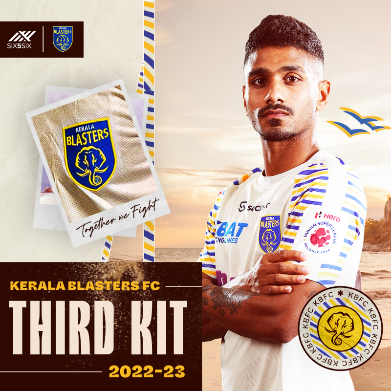 KeralaBlasters's tweet photo. 𝙍𝙚𝙖𝙙𝙮 𝙛𝙤𝙧 𝙩𝙝𝙚 𝙛𝙞𝙚𝙡𝙙 𝙡𝙞𝙠𝙚 𝙛𝙞𝙨𝙝 𝙞𝙣 𝙬𝙖𝙩𝙚𝙧! 🌊💛

Our Third Kit is up for grabs! Get yours today!

#ഒന്നായിപോരാടാം #KBFC