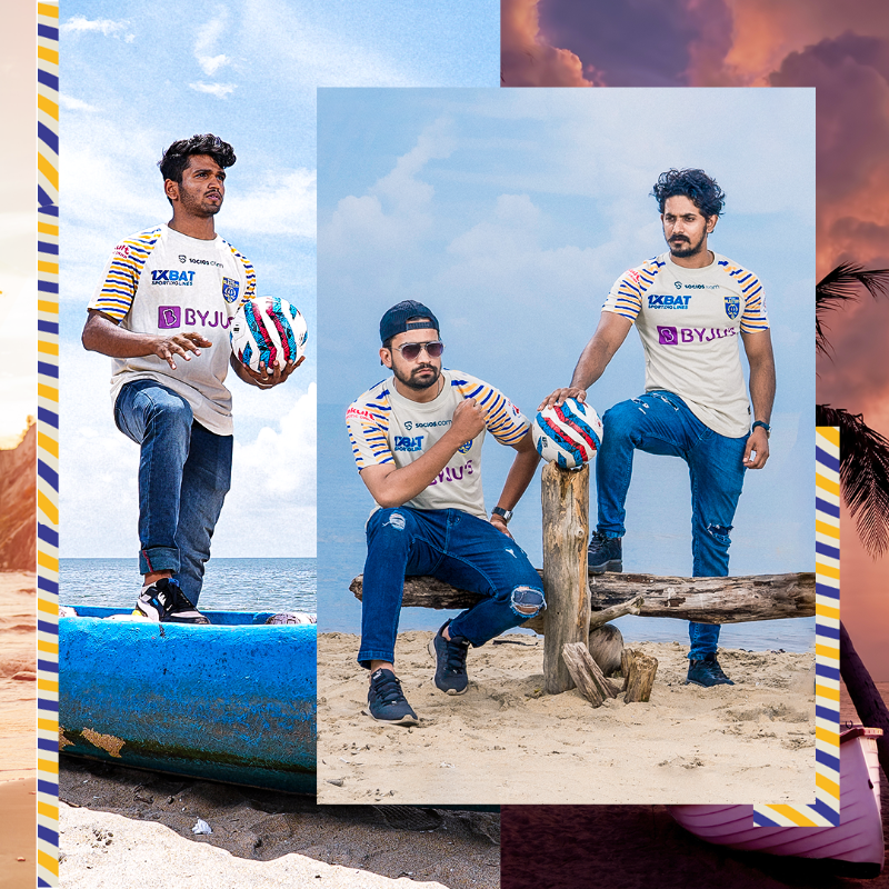 KeralaBlasters's tweet photo. 𝙍𝙚𝙖𝙙𝙮 𝙛𝙤𝙧 𝙩𝙝𝙚 𝙛𝙞𝙚𝙡𝙙 𝙡𝙞𝙠𝙚 𝙛𝙞𝙨𝙝 𝙞𝙣 𝙬𝙖𝙩𝙚𝙧! 🌊💛

Our Third Kit is up for grabs! Get yours today!

#ഒന്നായിപോരാടാം #KBFC