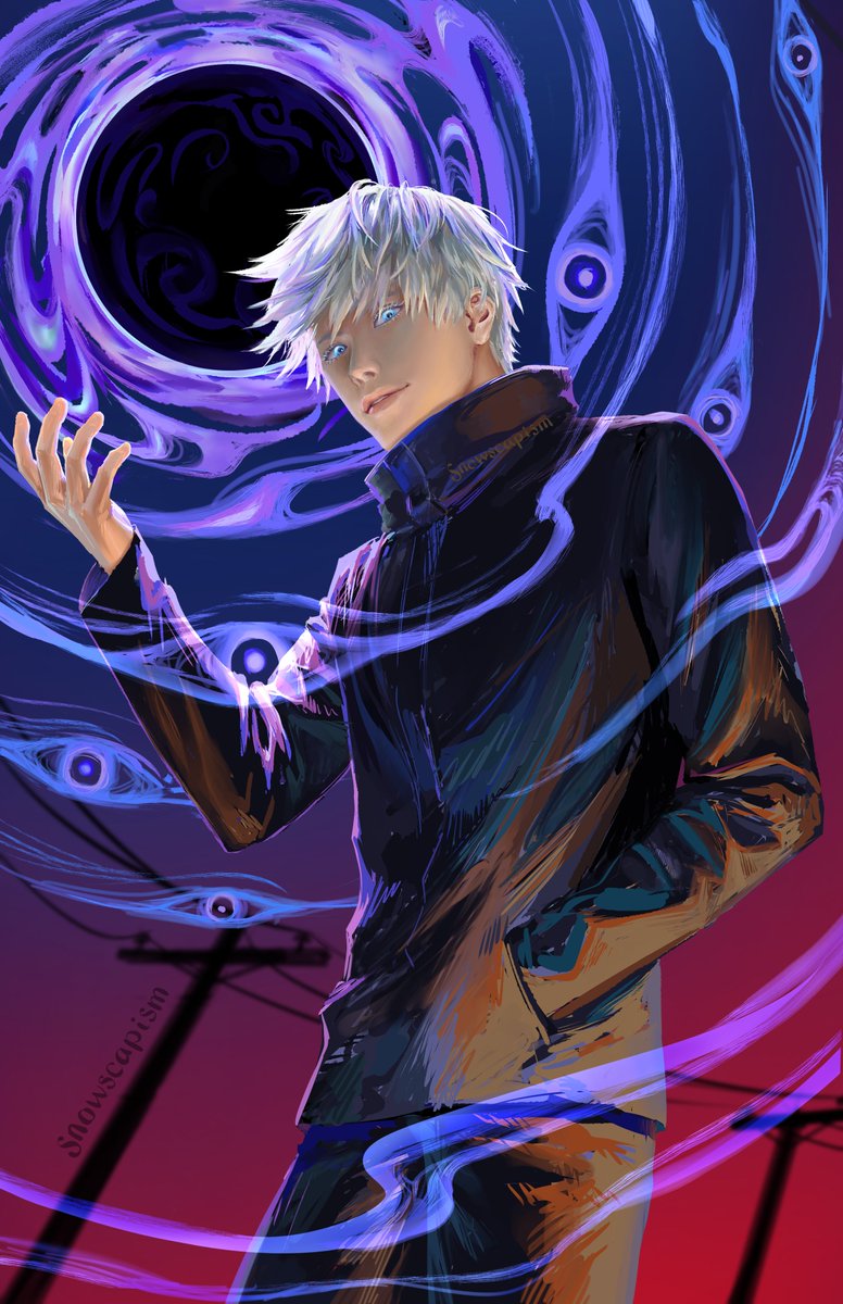 五条悟 「I know I started drawing this months ago」|Snowscapeのイラスト