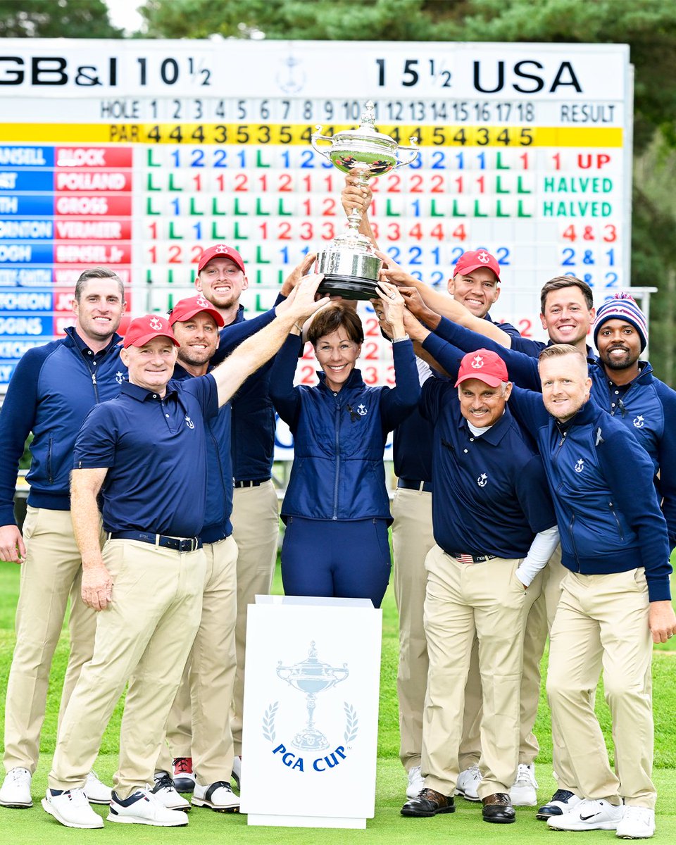 PGA's tweet photo. The Winners of the 2022 #PGACup 👏 https://t.co/w5QBZrWEKB