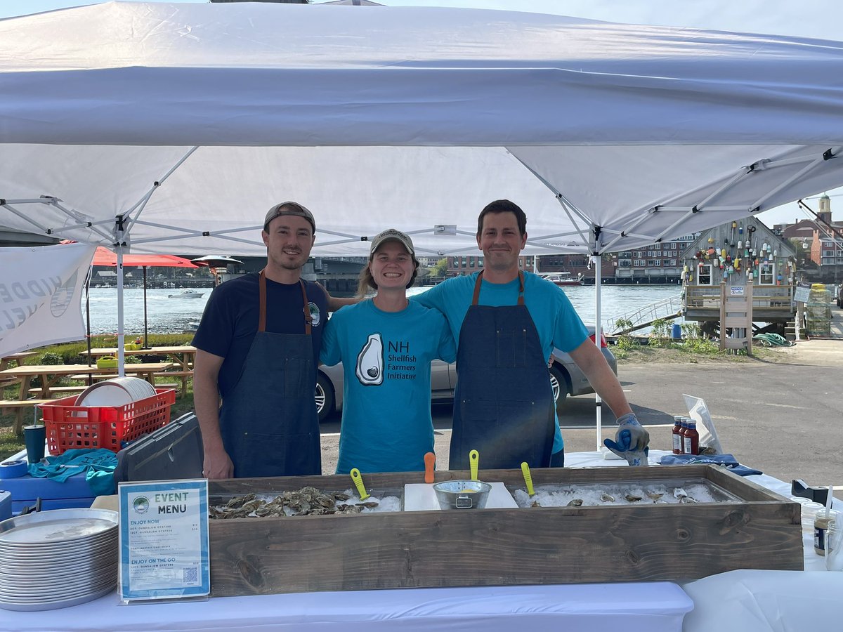 Happy official start to NH Oyster week! Come on out to our events all week long to support local NH Oyster Farmers part of the NH Shellfish Farmers Initiative  nhsfi.com