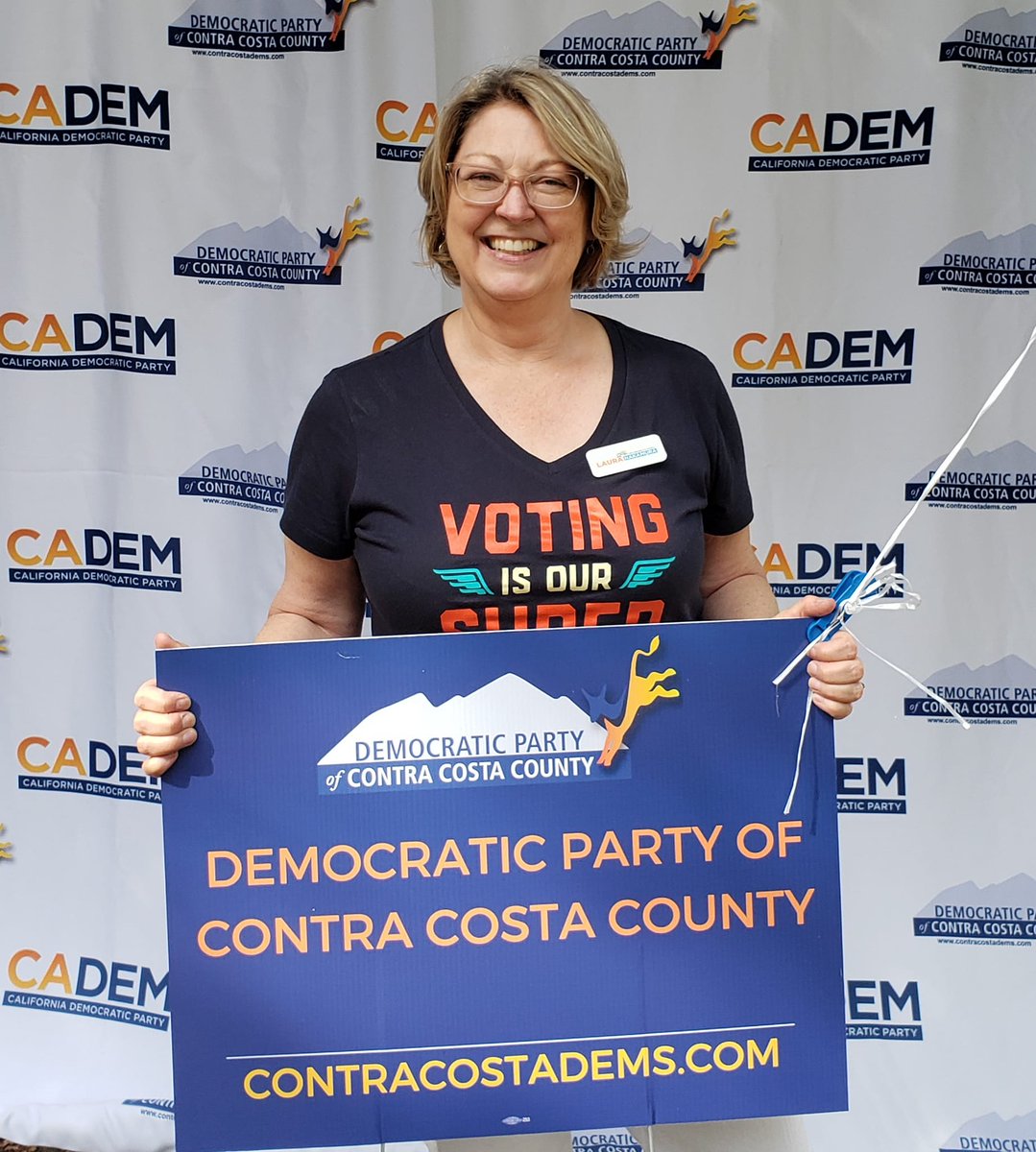 LauraNakamuraD5's tweet photo. I'm honored to be endorsed by the Democratic Party of Contra Costa County. I'm running for Concord City Council in order to be part of a new generation in local government that does good work on behalf of working families. #lauraforconcordnov2022 #concordishome https://t.co/28JkRmWlFV