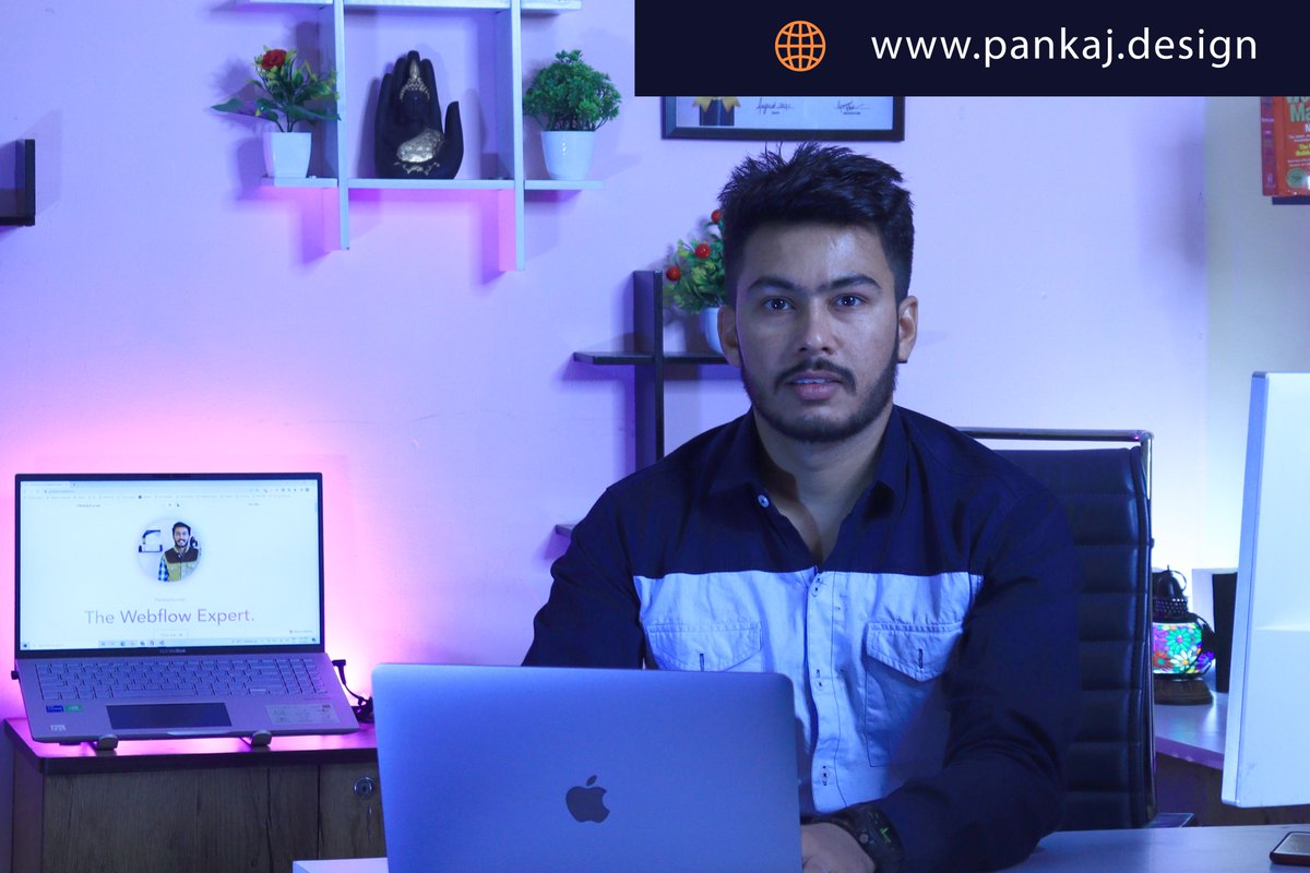 PankajdevWeb's tweet image. Hey there! 👋
Are you looking for Webflow Expert/Website designer, go to pankaj.design or send me a DM.
. Landing Pages
. Blogs
. CMS development
. Custom Animation
#NoCode #webflow #webflowanimation #webdesigner