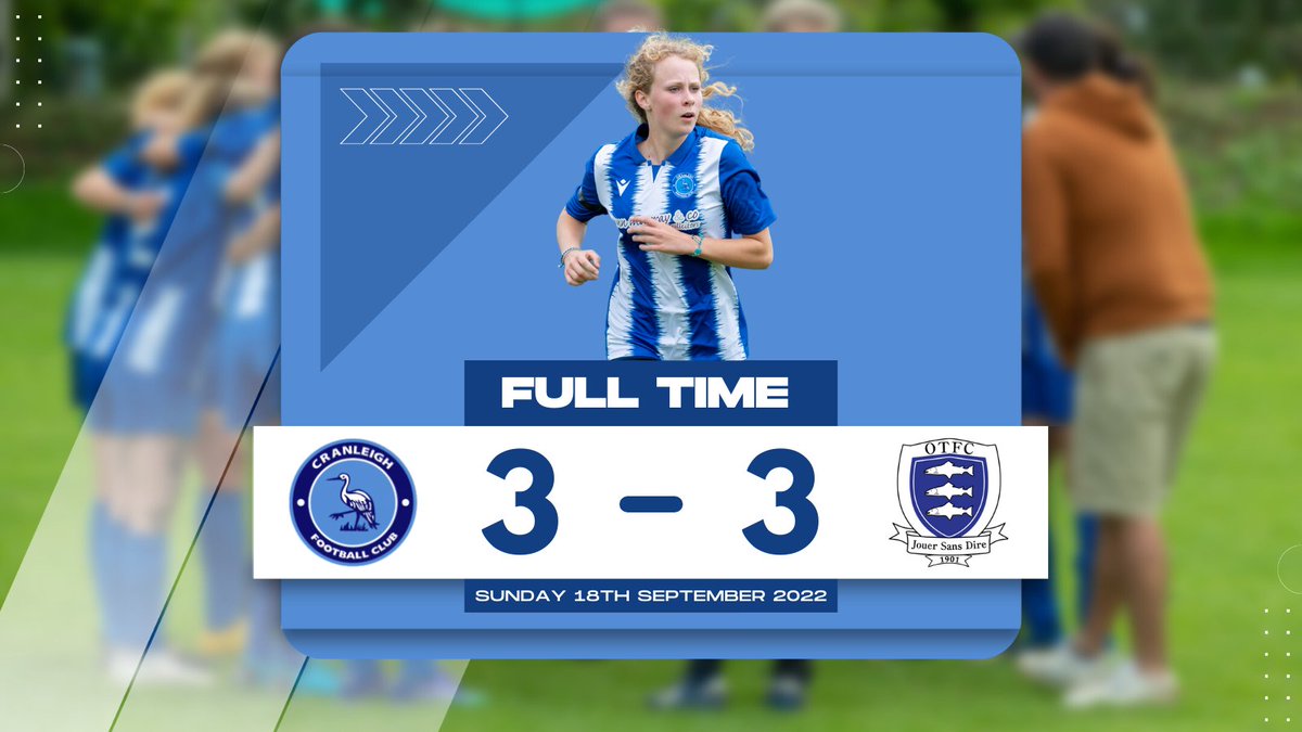 CranesFCWomen's tweet photo. In our 1st game in Tier 7 of the England Women’s Football Pyramid, we secured a point against our worthy opponents @OldTiffsFCWomen

Despite a 0-3 deficit at half-time, three second half goals from a determined and supportive team felt like a victory. https://t.co/zeZbwZcK2m