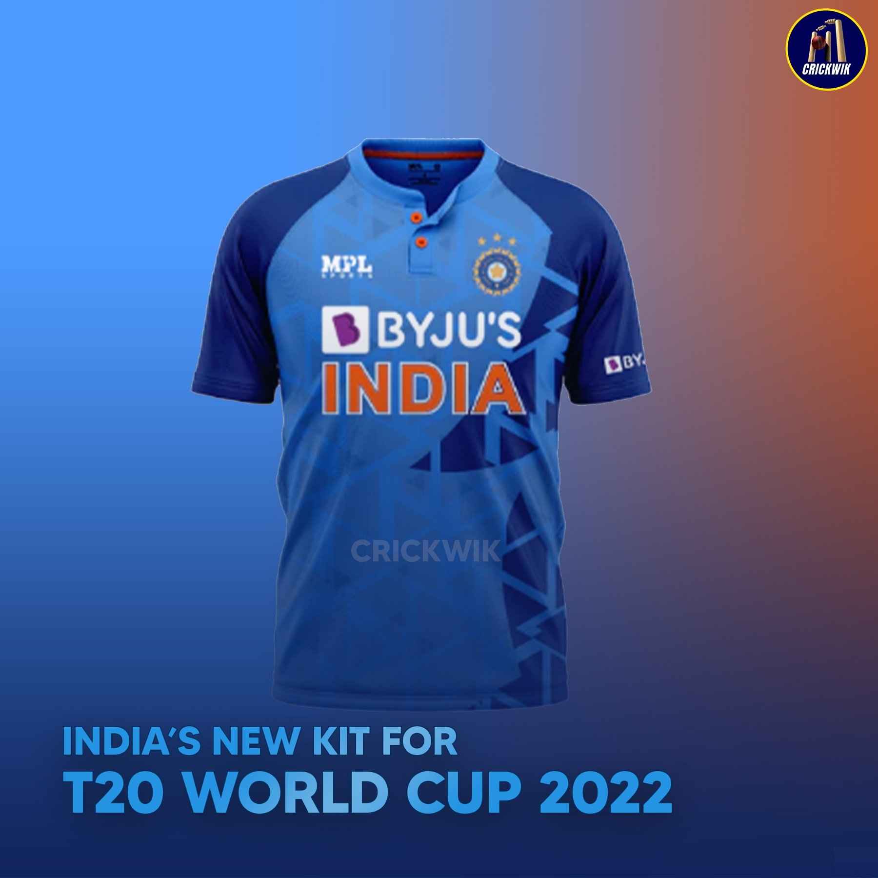 Indian Cricket Team New Jersey – Player Edition