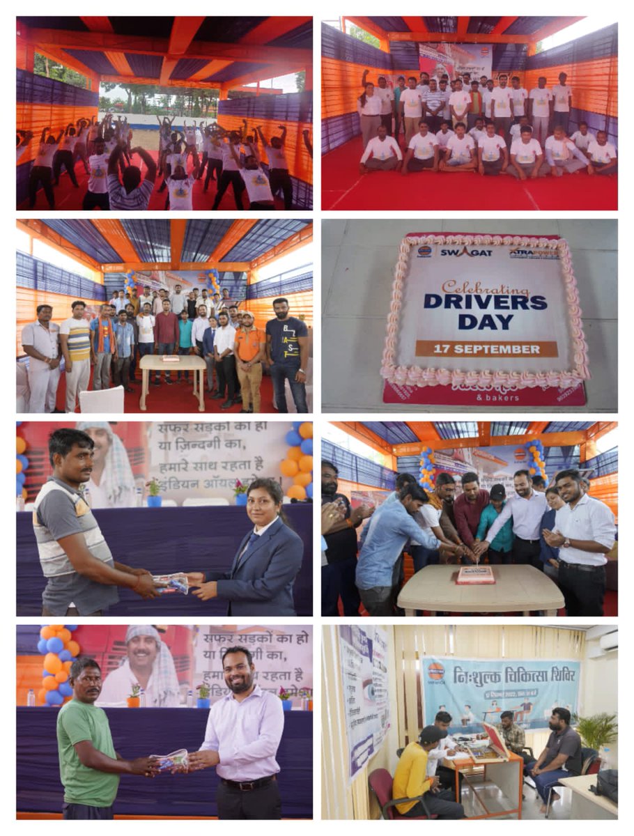 Driver's day celebration at Swagat  Coco, Bilawali. Cake cutting by drivers in presence of Chief Manager Retail Sales, IDO, SFM MPSO and other DO Officials. <a href="/AkhauriEd/">Amitabh Akhauri, ED(Retail Sales - S&W), IndianOil</a> <a href="/ramnani_ashok/">Ashok Ramnani</a> <a href="/IndianOilcl/">Indian Oil Corp Ltd</a> <a href="/IOCRetail/">IndianOil PetrolPump</a> <a href="/ChairmanIOCL/">ChairmanIOC</a> <a href="/DirMktg_iocl/">Director (Marketing), IndianOil</a> <a href="/VigyanKumar/">Vigyan Kumar</a>