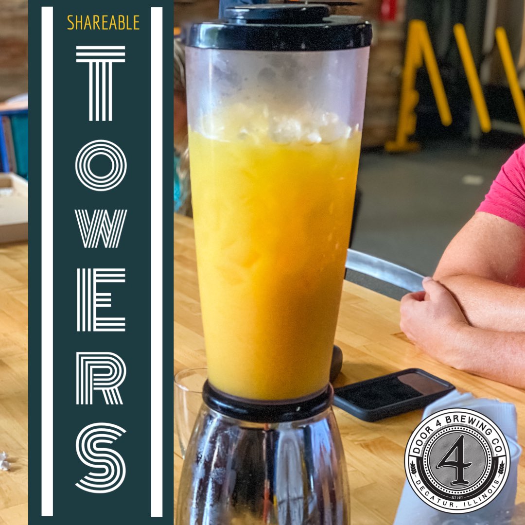 Do you miss our mimosa towers? We do - Door 4 Brewing Co