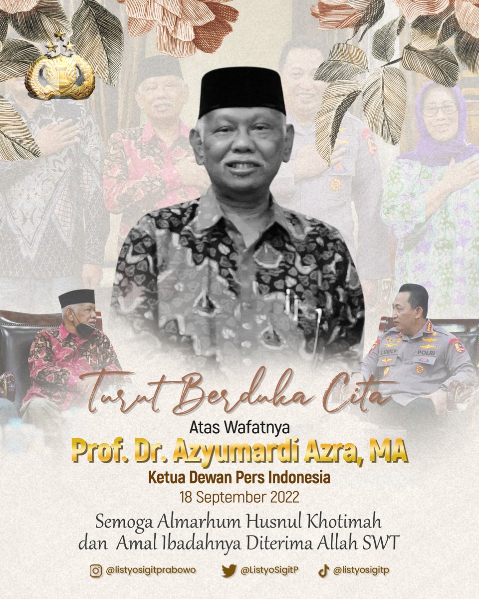 Listyo Sigit Prabowo tweet media