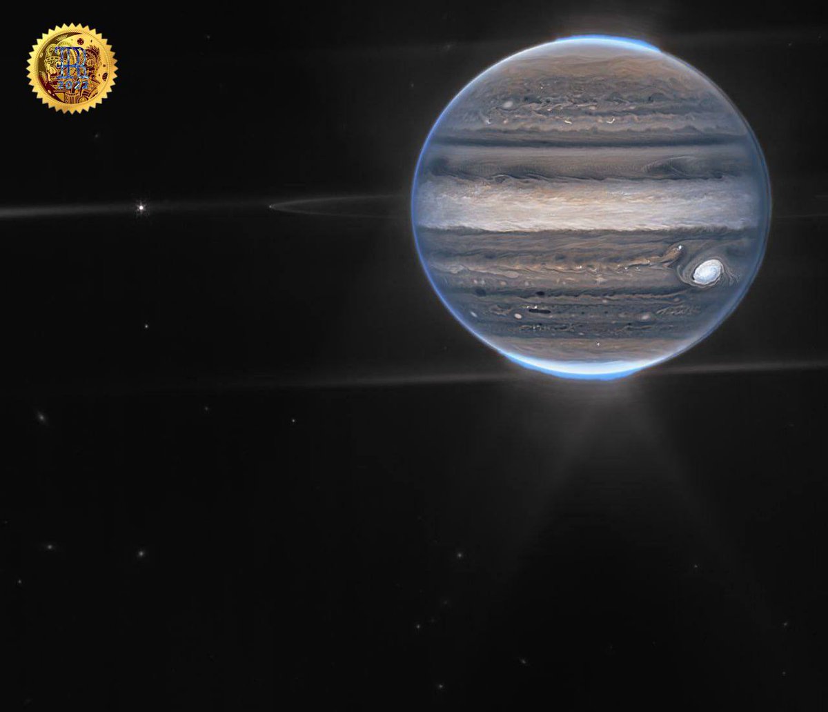 The #JamesWebb Telescope has sent new images of Jupiter, #NASA said. The photos show incredible quality and a high level of detail. Now you can see the smallest details: auroras, fogs and even a storm.