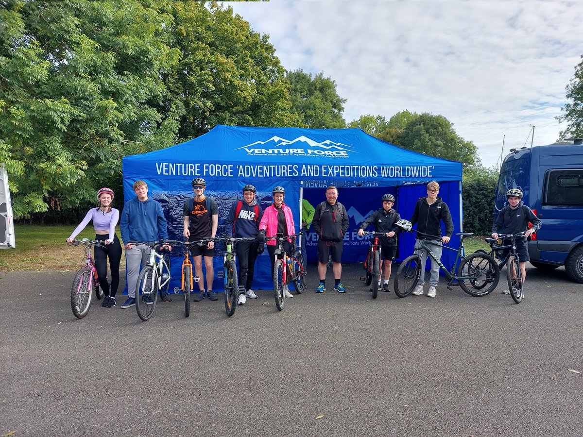 GEOFFPARKINSON7's tweet photo. @Bradgate6th the Morocco adventure sponsored cycle around Rutland water. 22 miles! Thanks #ventureforce for the logistics. https://t.co/HJmKSAL6TV