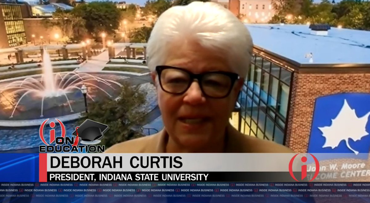 GerryDick's tweet image. It is the most ambitious capital campaign in @indianastate history.  @IndStatePres Deborah Curtis says there is a reason it's already 60 percent of the way home. @WTHITV @wtwonews @IIB