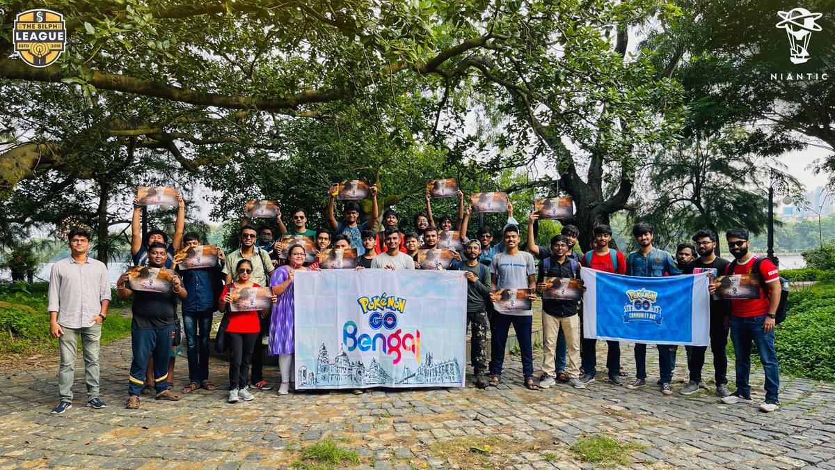PokemonGOBengal's tweet photo. Thank you trainers for joining.

September 2022 Community Day Meet-Up in Kolkata ✅✌️

Pokémon GO Bengal

https://t.co/Q28kpaQPVv

#PokemonGO #PokemonGOCommunityDay #meetyououtthere #catchemall #pokemoncommunity #pokemongocommunity  #pokemongoindia #gosnapshot #pokemongobengal https://t.co/ctJhPYgVlE