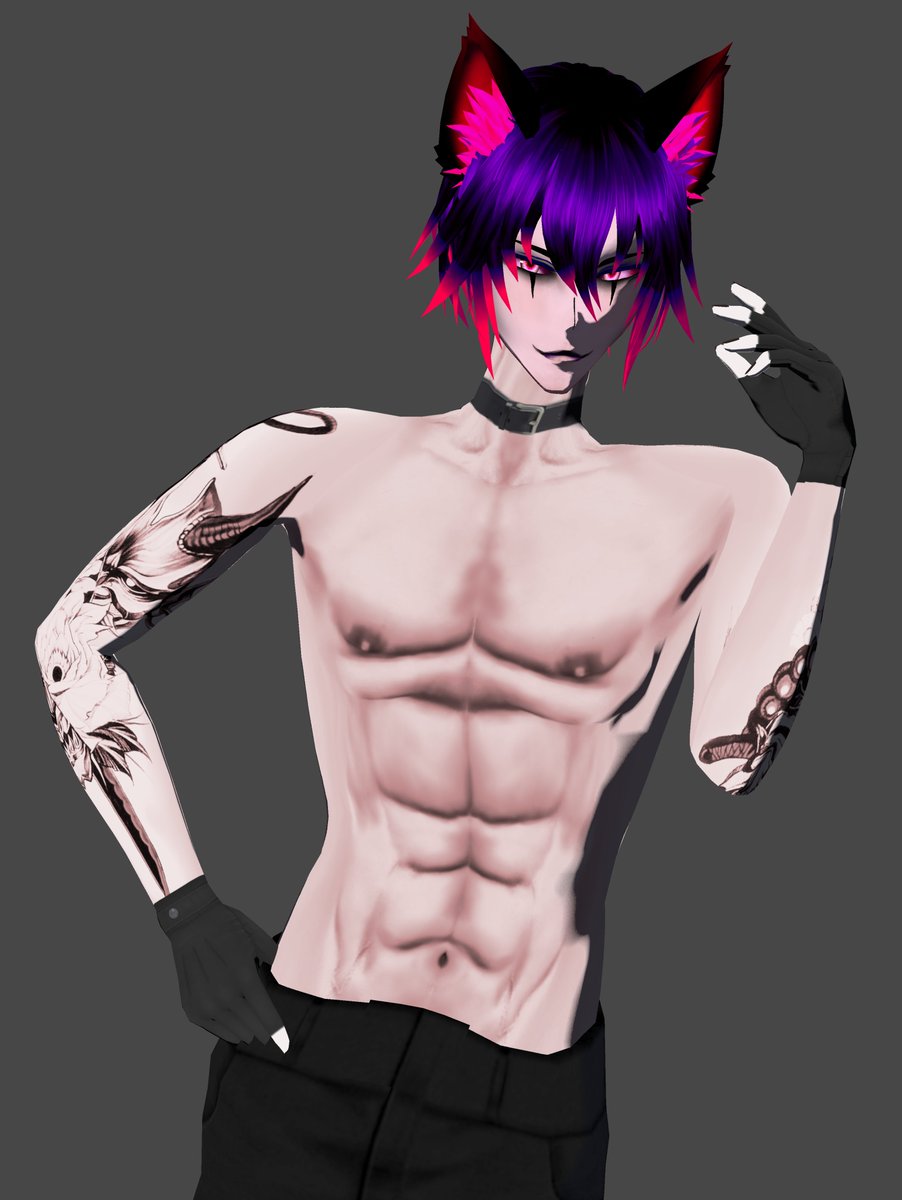 abaddonsmiles's tweet photo. Thinking of doing some GQ style modeling. let me know what you think of the model update. #envtuber #vtuber #VTuberUprising #vtubermodeling https://t.co/pFYgkeEdO1