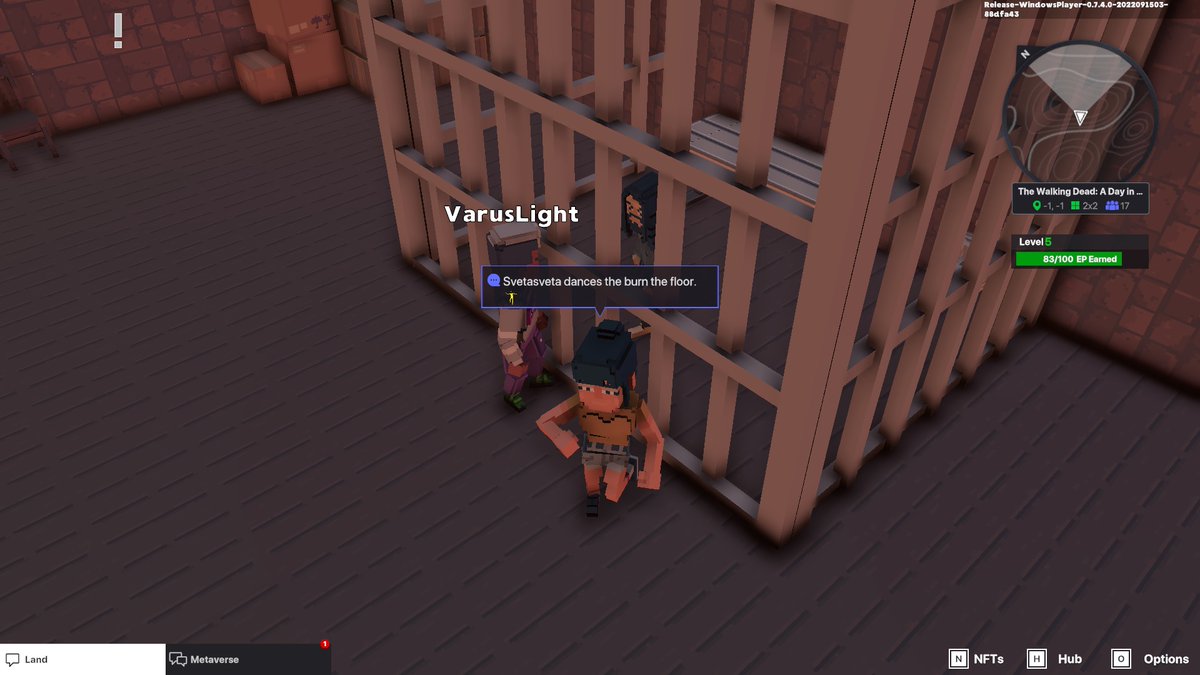 SHatalah's tweet photo. @TheSandboxGame @TheWalkingDead I just participated in the #SandboxAlphaS3Giveaway for a chance to win 500 SAND! Found Negan in Alexandria, check out my screenshot below!
👇 https://t.co/ExGVN7eJIS