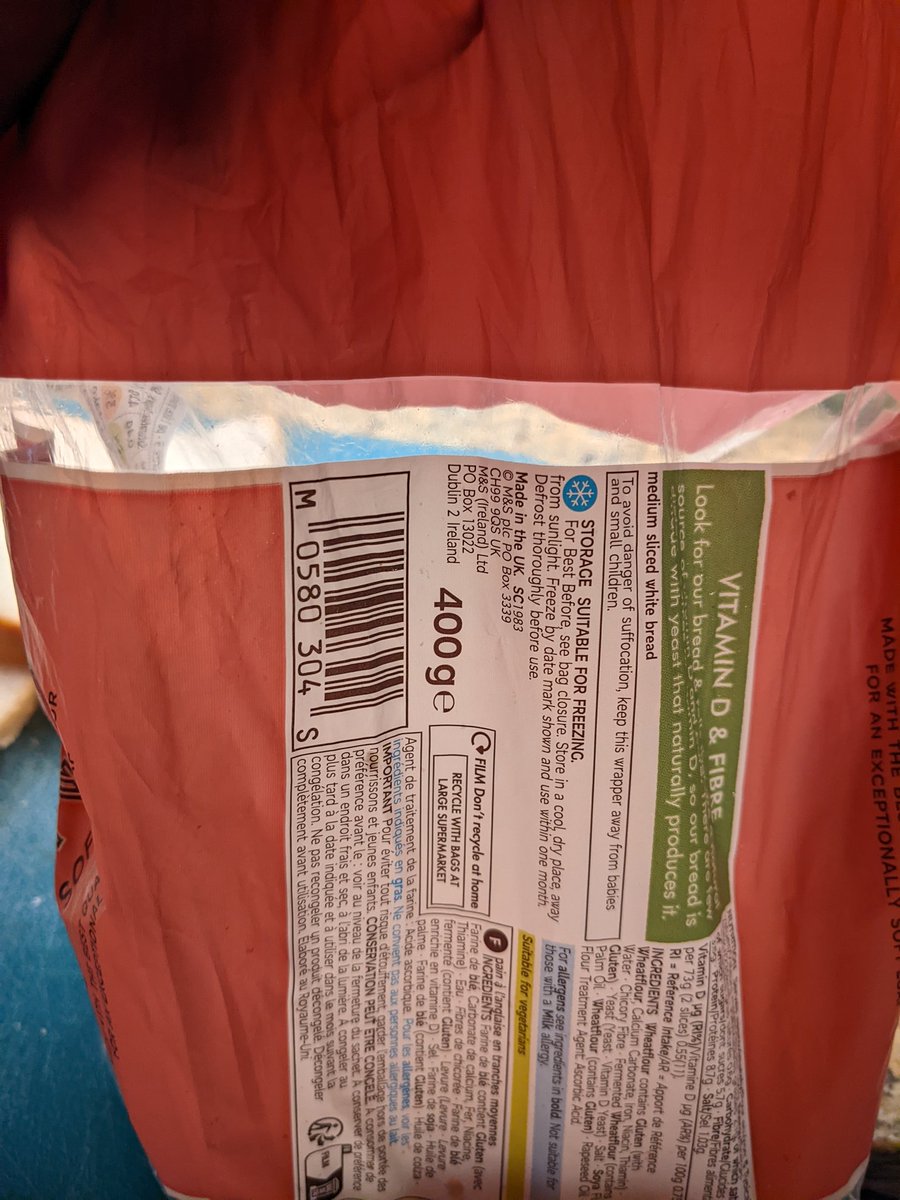 mrssheenapatel's tweet photo. @marksandspencer any idea what happened to my loaf?!!! https://t.co/V641Ffid5U