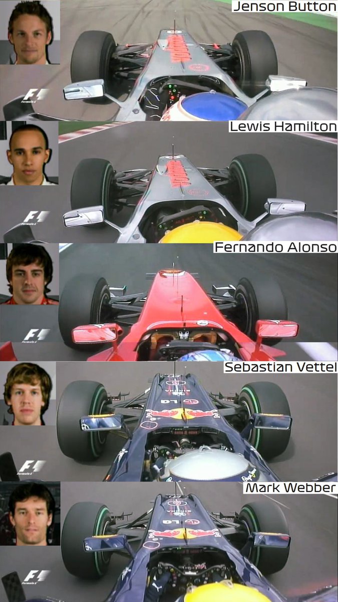 Vídeo-resumen de la temporada 2010 de F1:

El año en el que hasta 5 pilotos lucharon por el título.

La superioridad aerodinámica de Red Bull por un lado, los campeones ingleses de McLaren por otro y Alonso, en su primer año en Ferrari, en medio.
