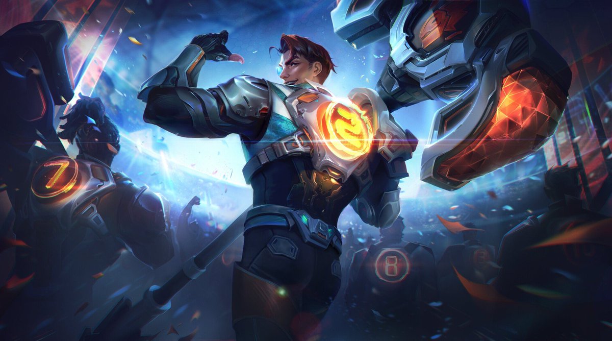「Zenith Games Jayce Splash by Alsie Lau, 」|Spideraxeのイラスト