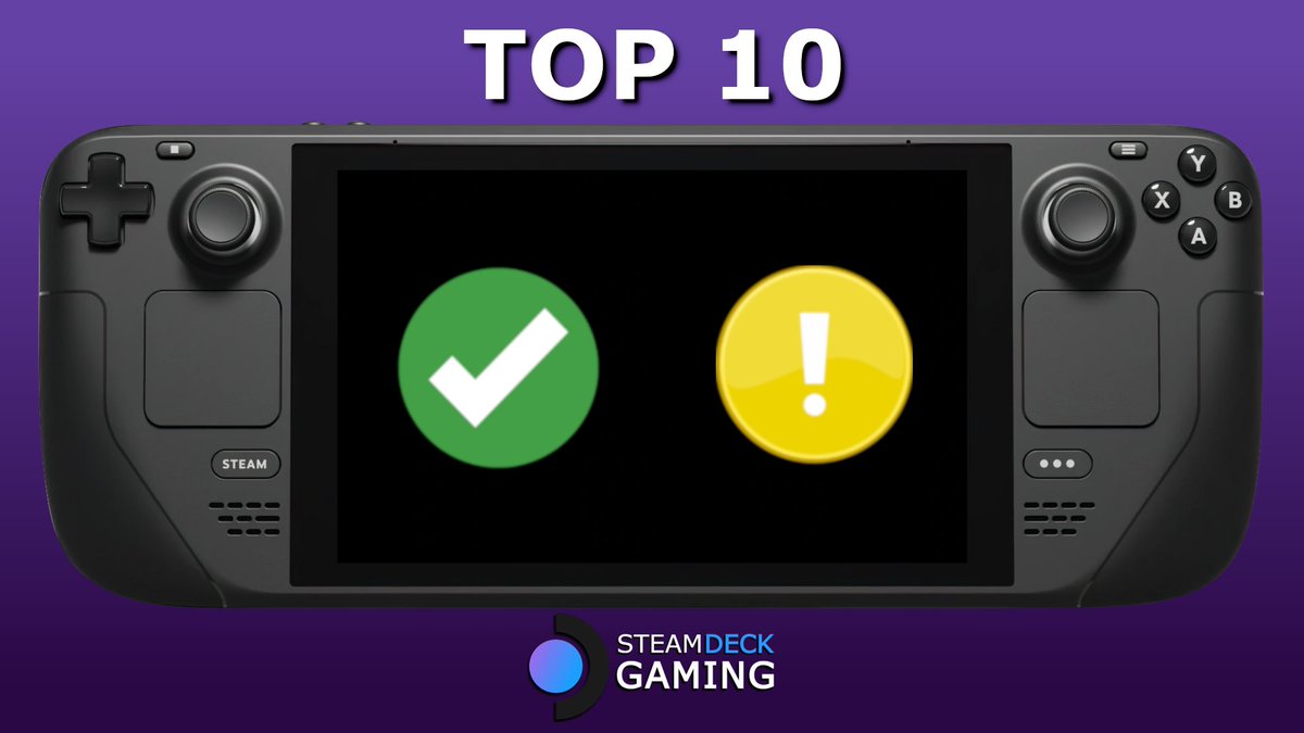 SteamDeckGaming's tweet photo. What a wonderful week for Verified Steam Deck Games, with so many updates we have compiled our Top 10 Verified and Playable Games for Steam Deck! #SteamDeck 

https://t.co/B8ENTlhwdf https://t.co/RUYgG4873X