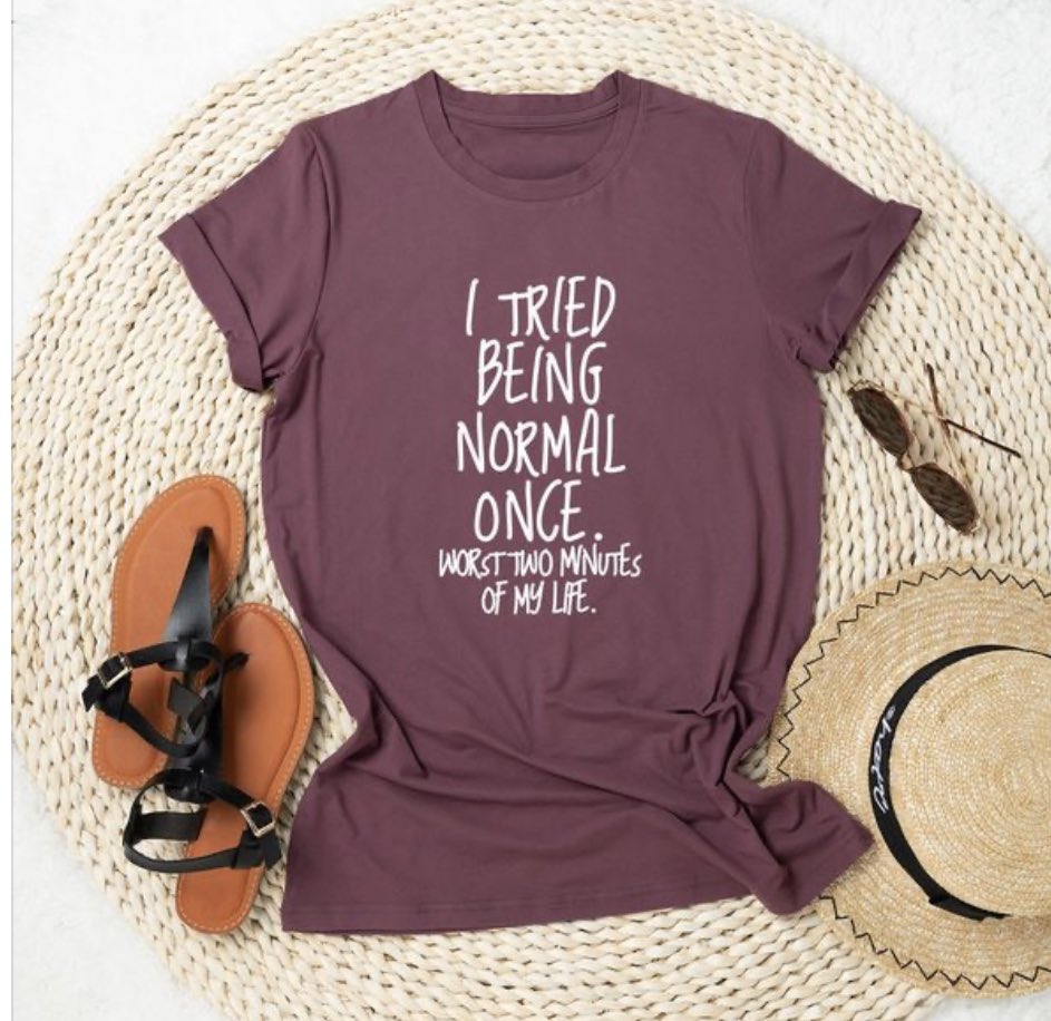 An_instant_on's tweet photo. I need this shirt from @SHEIN_Official
#whybenormal #normal #shirt #quirky #funny https://t.co/vJwX35HdUE