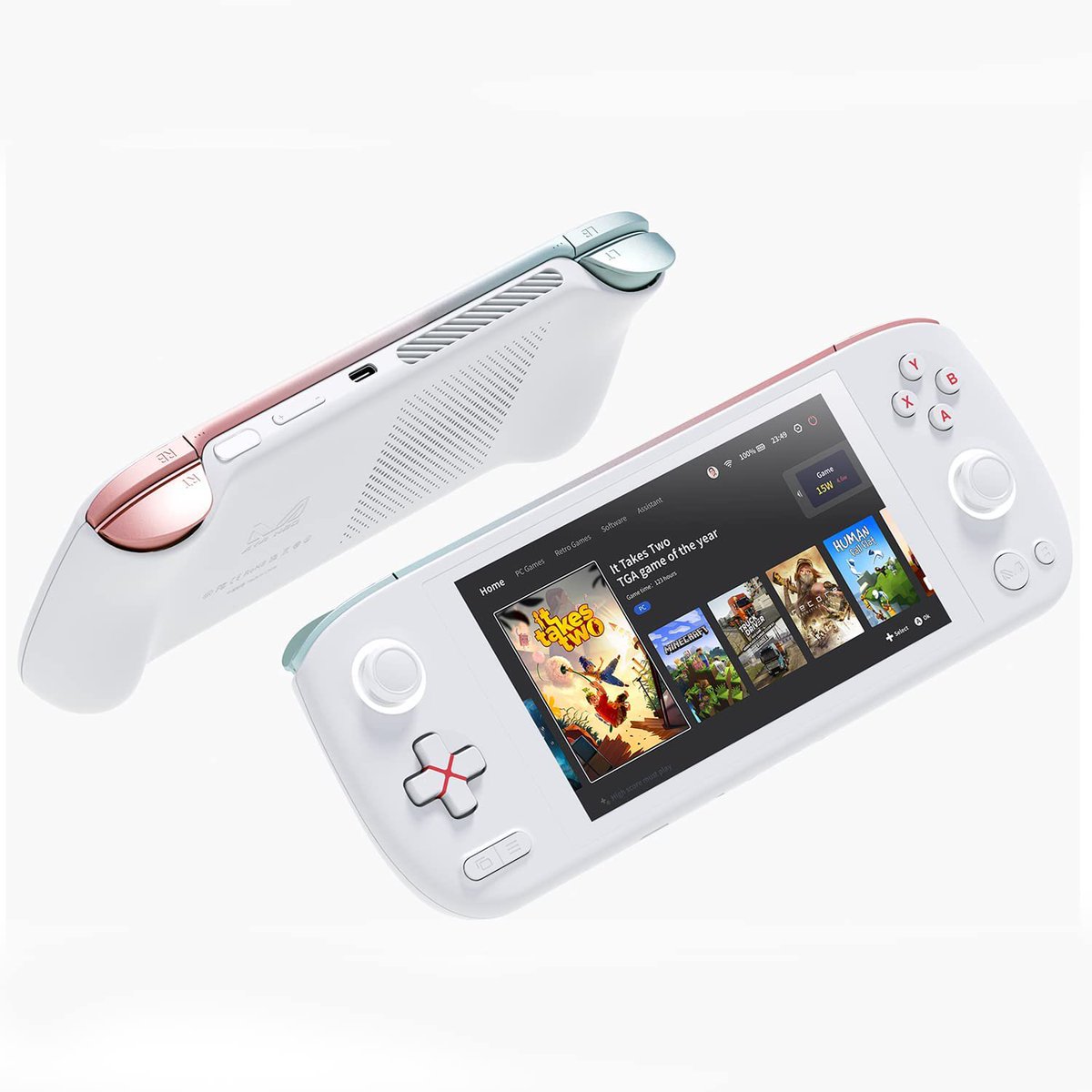 Extremely compact and sleekly designed portable for playing Steam, Windows & PlayStation PC games, and has an OLED display for the most naturally vibrant picture with true blacks. About the same size as a Nintendo Switch Lite. https://t.co/CxtIKriK2R https://t.co/71LmwXETQi