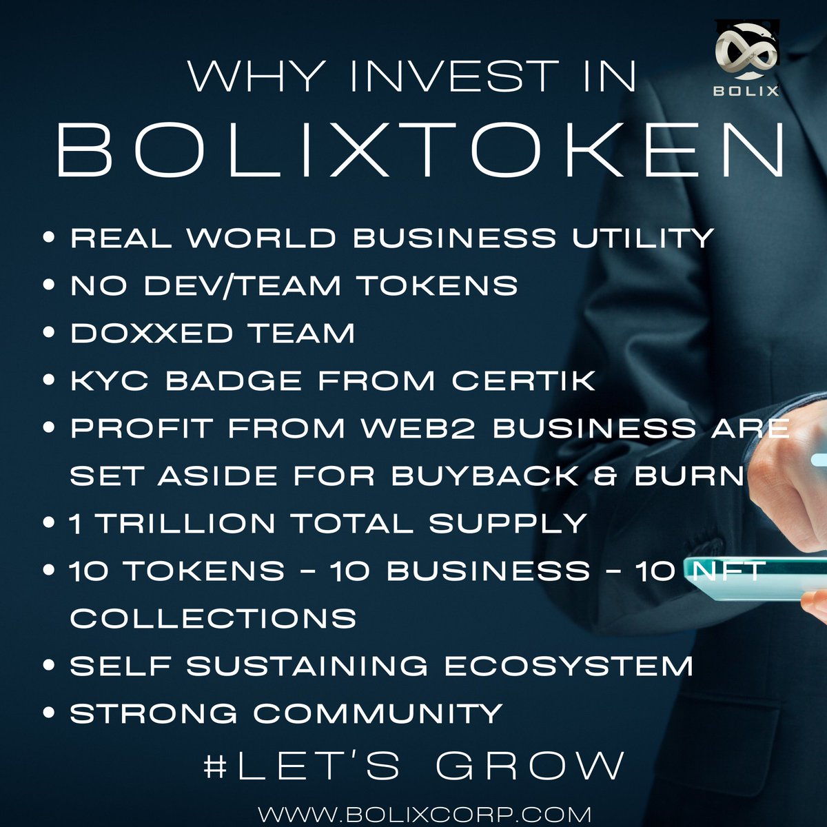 CryptoDonut666's tweet photo. Success is where preparation and opportunity meets.
@Cryptobolix have prepared #BolixToken for you, and this is your opportunity to be part of the most innovative project in 2022.
#LetsGrow #Bolix #BLX #RambowCloud #Crypto #NFT #cryptocurrency https://t.co/y8uZnCzmn6