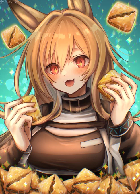 ケオべとはちみつクッキー!#アークナイツ #Arknights 
